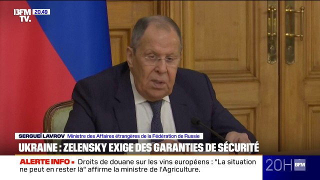 Déploiement militaire européen en Ukraine: J'espère que ceux qui envisagent de tels plans, comprennent quelles en seront les conséquences , affirme Sergueï Lavrov