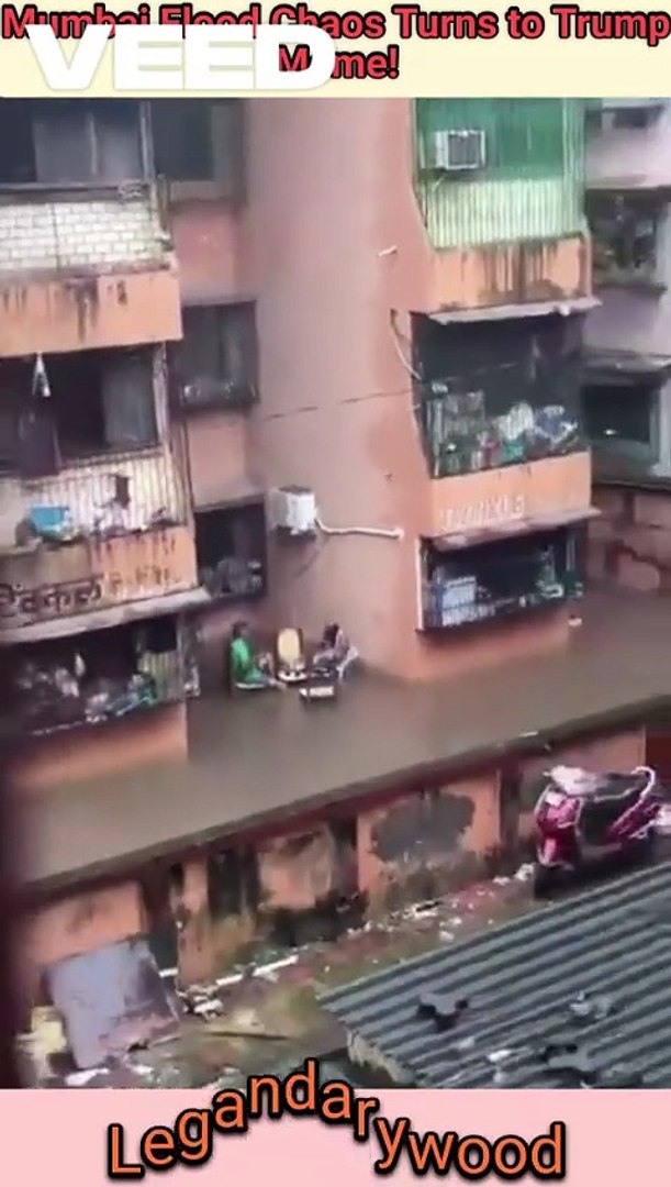 ⁣Mumbai Flood Chaos Turns to Trump meme | Mumbai Floods | Trump Sanctions | Floods VS Trump