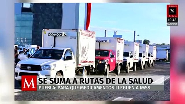 Puebla se suma a ‘Rutas de la Salud’; buscan mejorar distribución de medicamentos en el IMSS