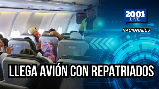 En video: aterriza otro avión con repatriados provenientes de México