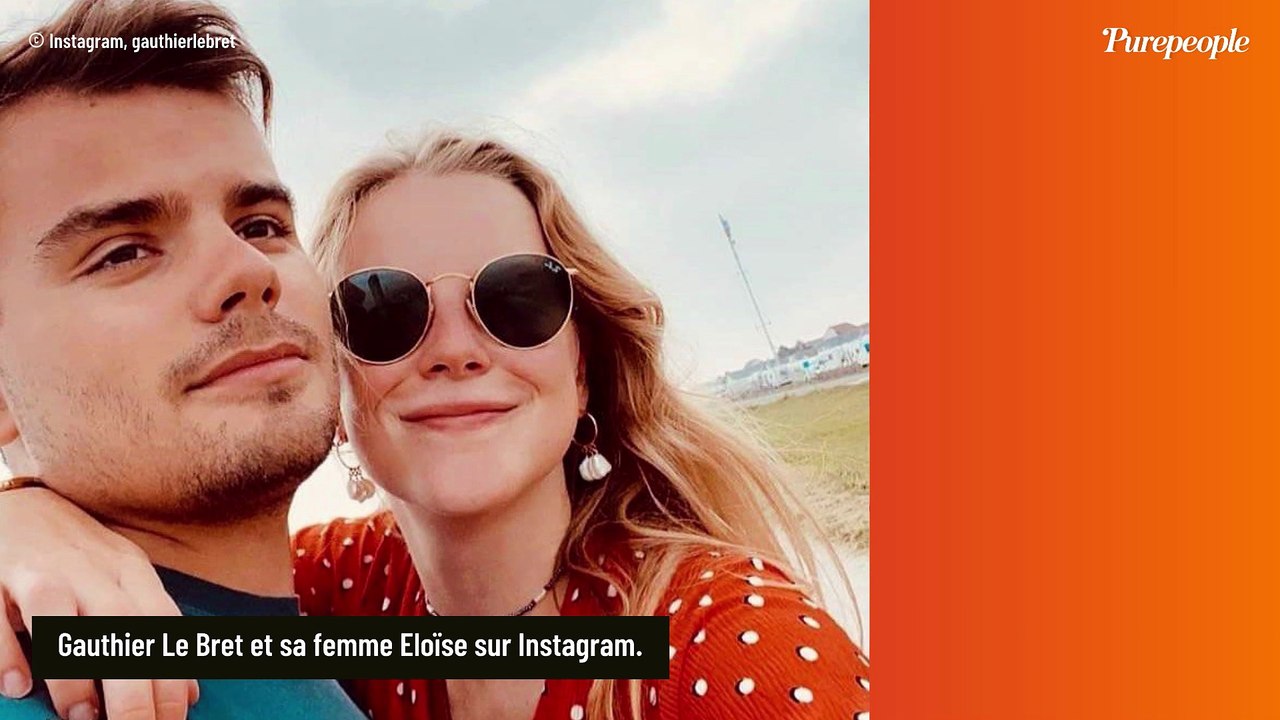 L'été du bonheur ! Comblé, Gauthier Le Bret (CNews/Europe 1) pose avec sa femme Eloïse et leur bébé de quelques jours