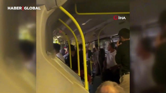 Ankara'da EGO şoförü ile otomobil sürücüsü arasında yol kavgası!