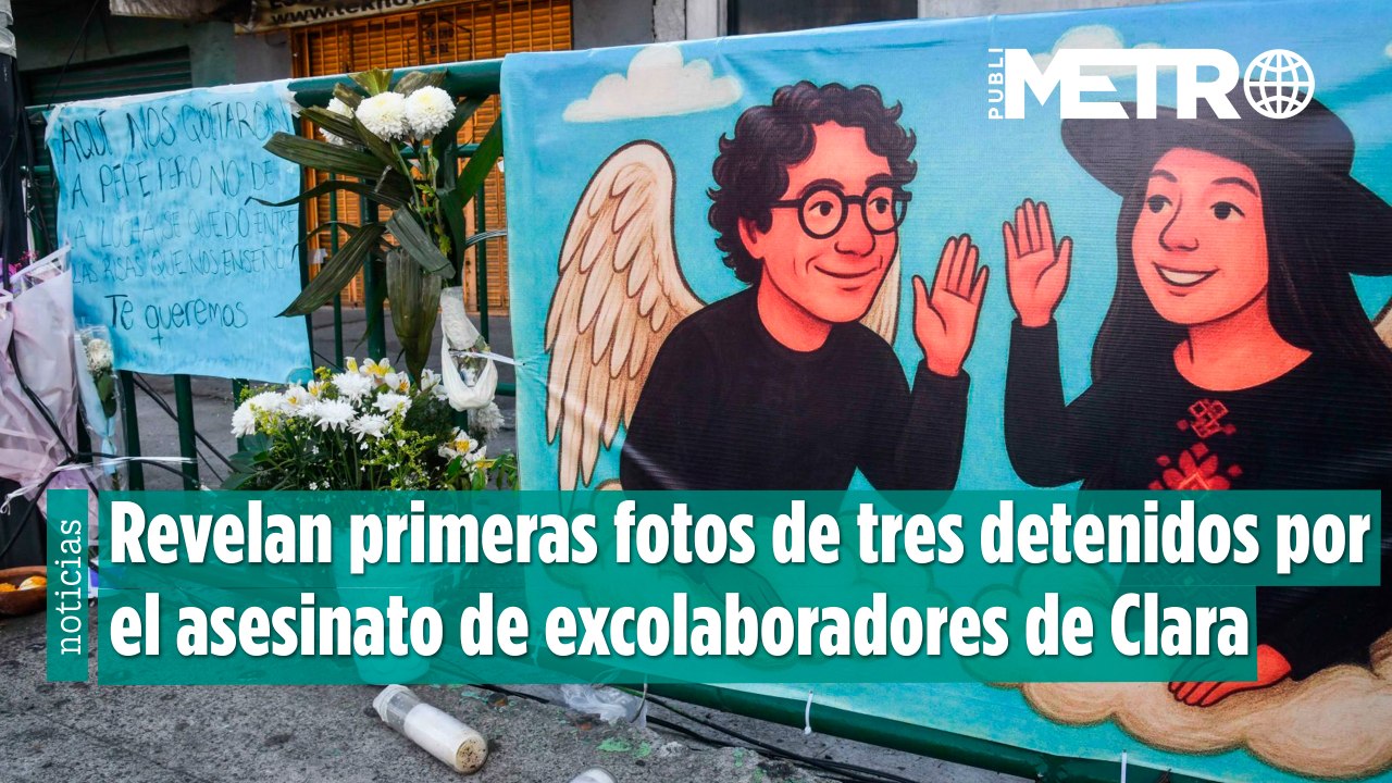 Revelan primeras fotos de tres detenidos por el asesinato de Ximena Guzmán y José Muñoz