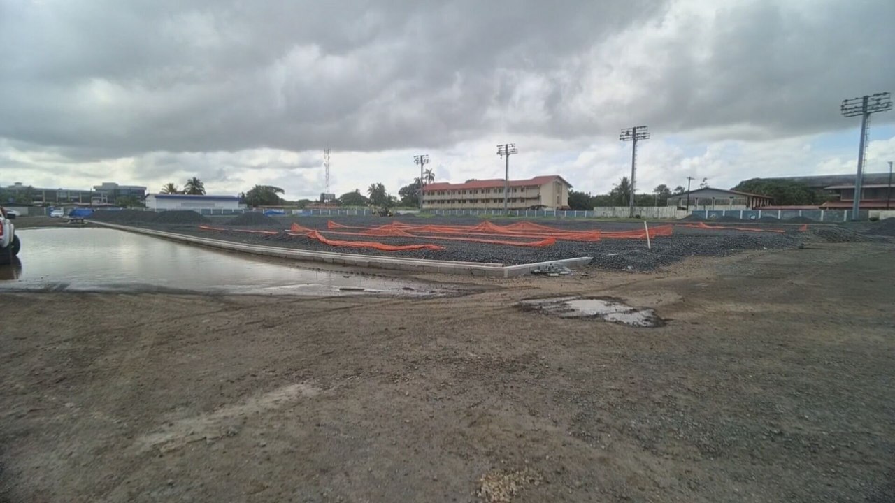 Reconstrucción del estadio Armando Dely Valdés alcanza 60% de avance