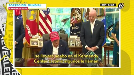 Cambian la sede del sorteo del mundial