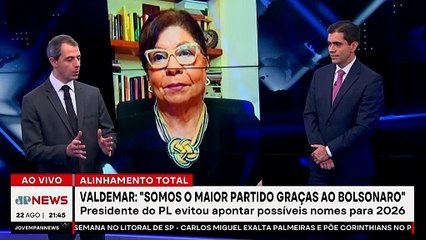 “Nossa única esperança é o Trump”, afirma Valdemar Costa Neto