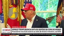 Trump anuncia data do sorteio da Copa do Mundo para dezembro