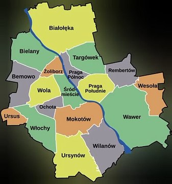 Map of Warsaw City. Peta Kota Warsawa. Warsaw City Map. Map of City of Warsaw. City of Warsaw Map. Mapa miasta Warszawy. Carte de la ville de Varsovie. Mapa da cidade de Varsóvia. Mapa de la ciudad de Varsovia. Mappa della città di Varsavia. ワルシャワ市の地図