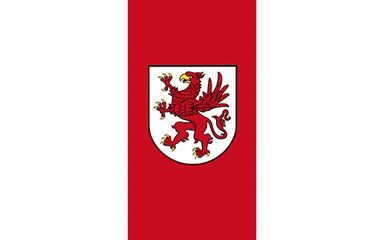 Flag of West Pomeranian  Voivodeship. Bendera Provinsi Pomerania Barat. West Pomeranian Voivodeship Flag. Flaga województwa zachodniopomorskiego. Drapeau de la voïvodie de Poméranie occidentale. Bandeira da Voivodia da Pomerânia Ocidental. 西ポモージェ県の旗