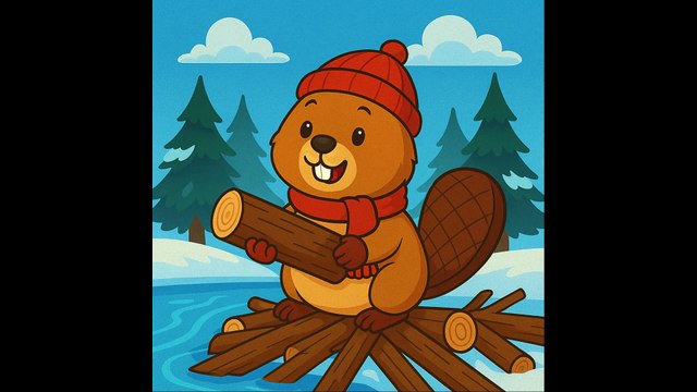 Le barrage enneigé du castor | North Dakota Fairytales | Contes de fées du Dakota du Nord