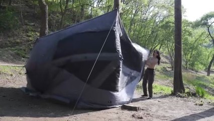 1000104727RIVERSIDE CAMPING WITH A PERFECT  TENT | Nature ASMR