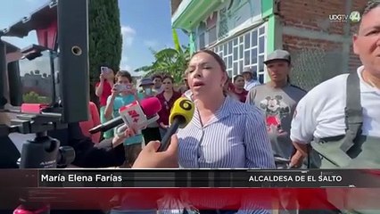 El Salto bajo el agua: 120 casas inundadas por fallo en compuertas del Río Santiago