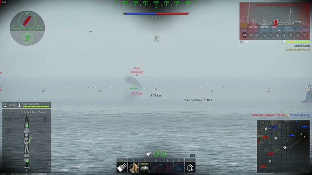 🎮Battleship Smoke Funnel Destroyed in Seconds🔥 #battleship #warthunder
