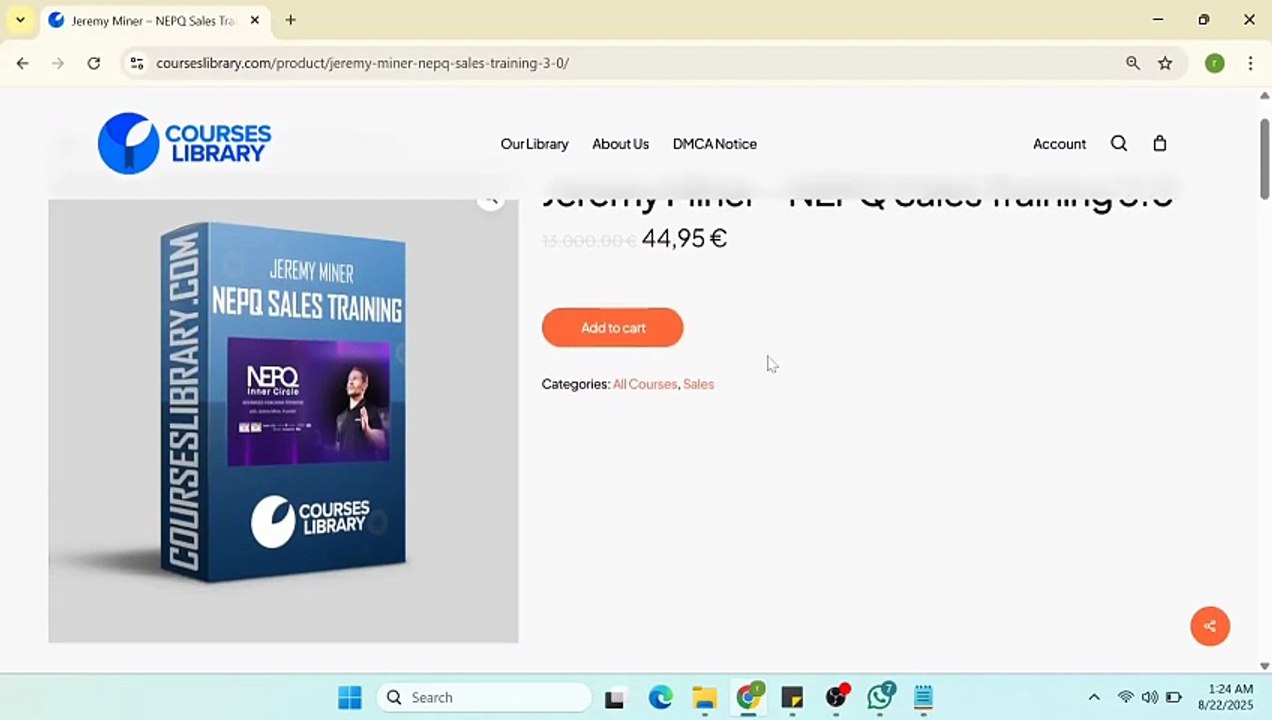 (GET)Jeremy Miner – NEPQ Sales Training 3.0