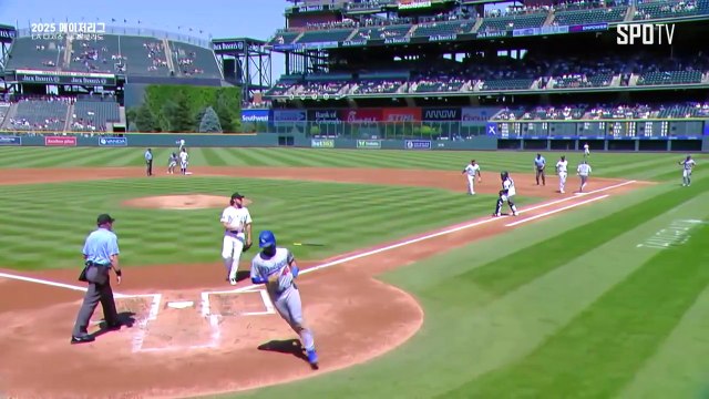 스포츠중계 빠른티비 [MLB] LA 다저스 vs 콜로라도 하이라이트 2025.08.22 (금) 0410