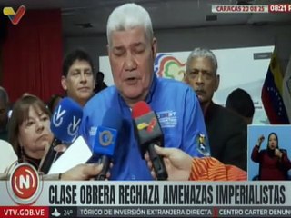Clase obrera de todo el país manifiesta su respaldo al presidente Nicolás Maduro