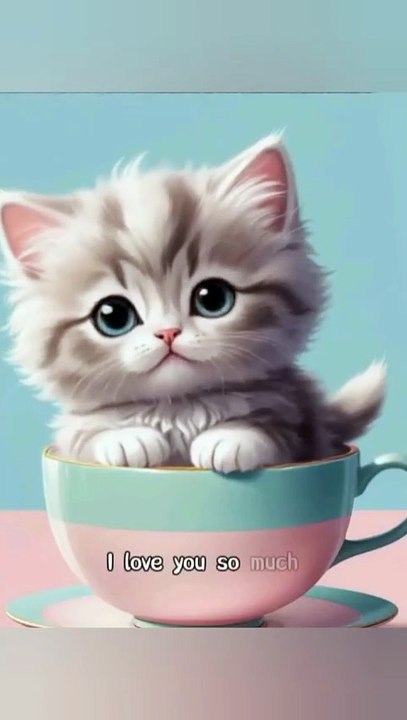 It Looked Like Just a Teacup… Until Something Moved Inside 😳☕🐱”