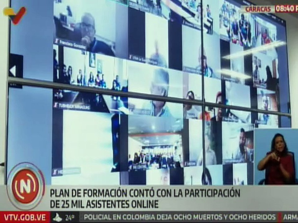 Plan de formación en recursos hídricos contó con la participación de 25 mil venezolanos