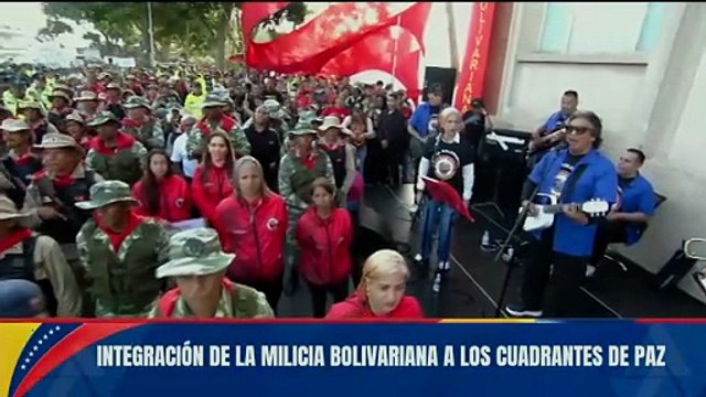 Jefe de Estado lidera acto de integración de la Milicia Nacional Bolivariana a los Cuadrantes de Paz