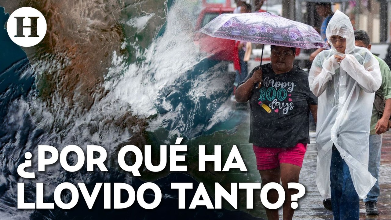 ¡Monzón mexicano trae fuertes lluvias! Estos estados esperan descargas eléctricas y caída de granizo