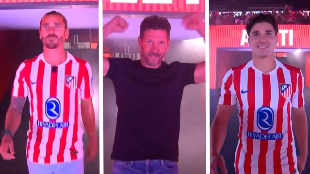 Griezmann, Julián y Simeone, los más ovacionados por la afición del Atlético de Madrid en la Noche de bienvenida 2025