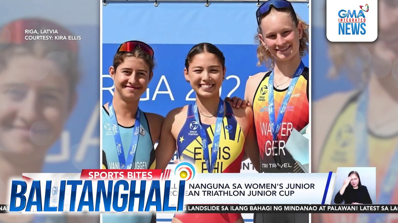 PH Triathlete kira Ellis, nanguna sa Women's Junior Division ng 2025 European Triathlon Junior Cup sa oras na 1:05:17 | Balitanghali