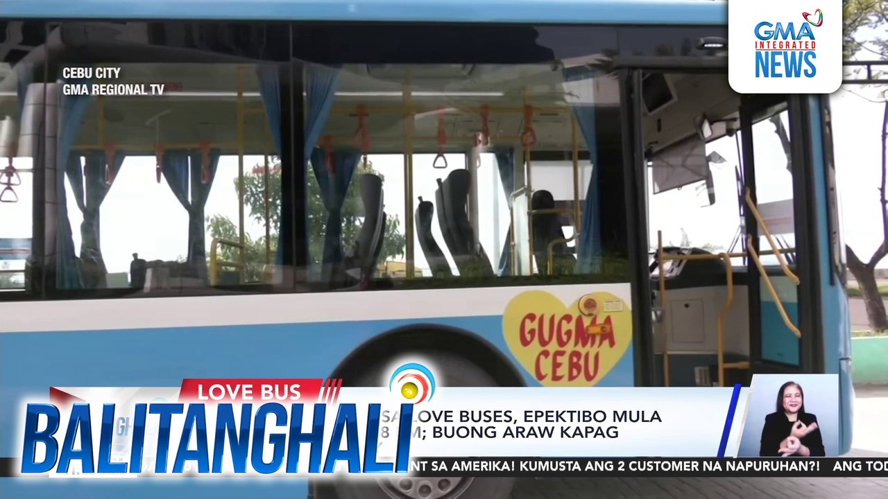 DOTr - Libreng sakay sa love buses, epektibo mula 6 am - 9 am at 5 pm - 8 pm; buong araw kapag weekend at holiday | Balitanghali