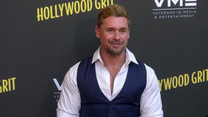 Actor Linc Hand attends the red carpet premiere of "Hollywood Grit" in Los Angeles