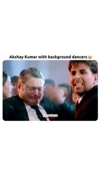 Looks like he’s got something personal going on with his background dancers in every movie 😭😂 #glamsham #bollywood #celebs #Akshaykumaar [ Glamsham, Bollywood, Celebs, Akshay Kumar ]