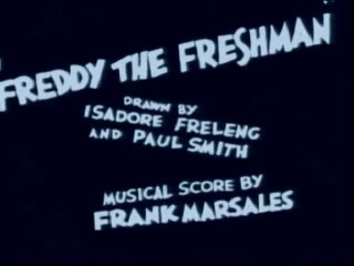 Freddy the Freshman (1932) | Classic Cartoon | Public Domain Animation
