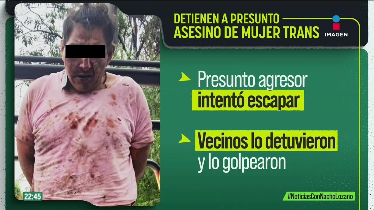 Una mujer trans fue asesinada a golpes en Xochimilco; vecinos detuvieron al agresor