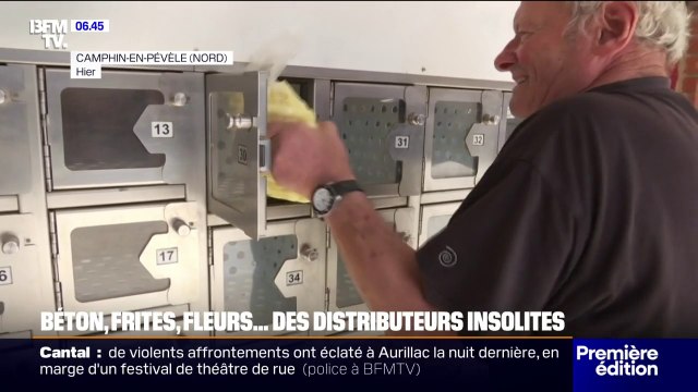 Béton, frites ou encore fleurs: le succès florissant des distributeurs
