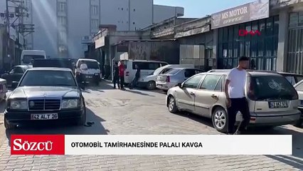 Otomobil tamirhanesinde palalı kavga: Ustanın parmağı koptu, 2 kişi de darbedildi