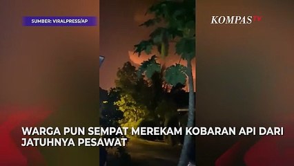 Momen Jet Tempur Malaysia Meledak di Landasan PacuBandara Sultan Ahmad Shah