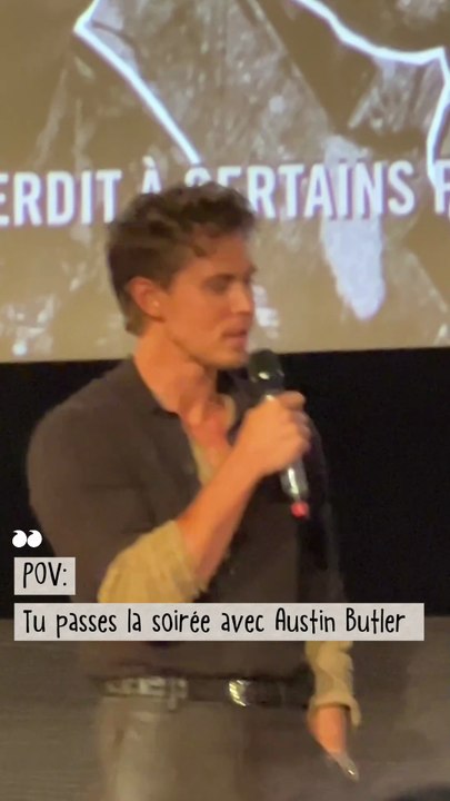 Avant première de "pris au piège" "Caught stealing" avec Austin Butler et Zoé Kravitz