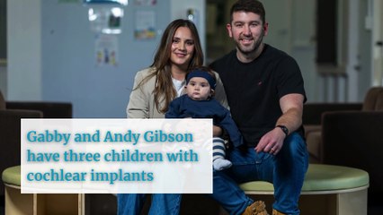 Watch: baby "hears" for the first time