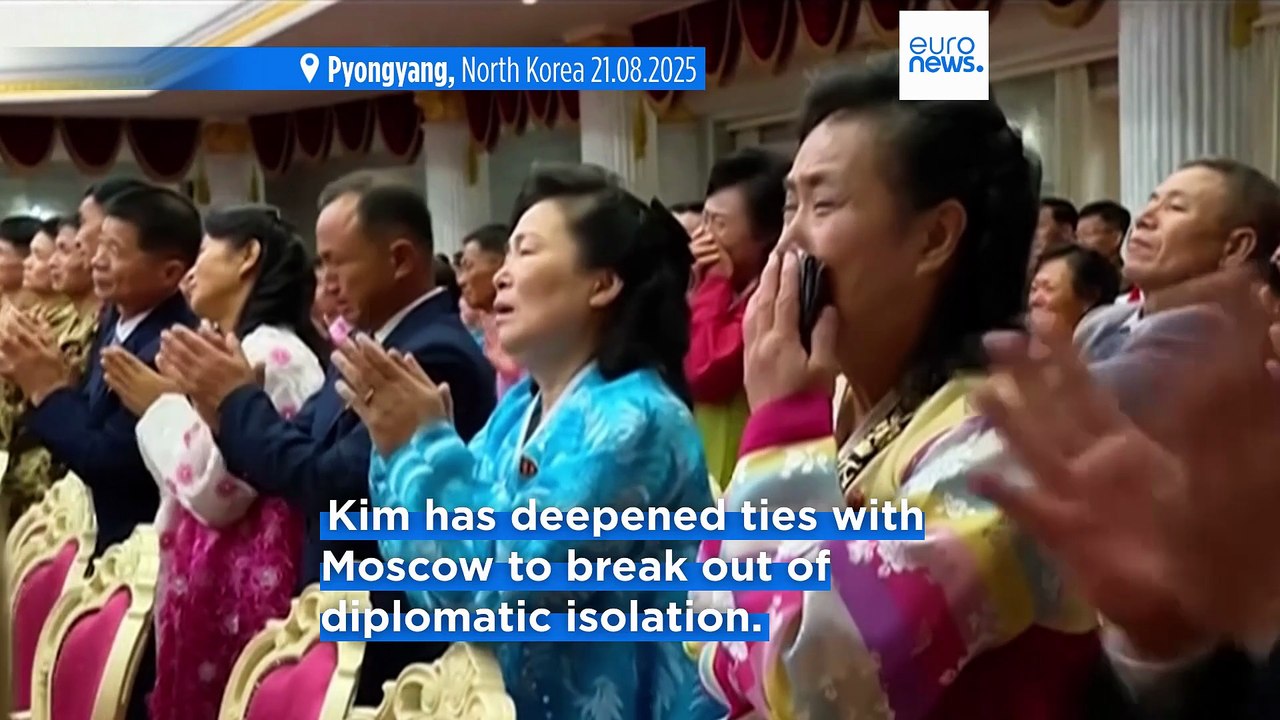 Kim Jong-un holds ceremony to welcome North Korean soldiers home from fighting for Russia