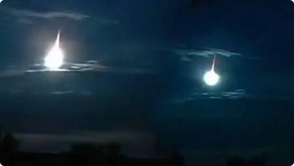 Japonya'da gökyüzünü 'ateş topu' sardı