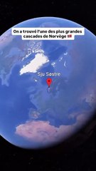 C’est l’une des cascades les plus spectaculaires de Norvège 🇳🇴