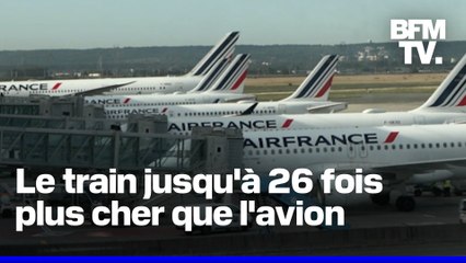 Pourquoi le train est-il plus cher que l'avion?