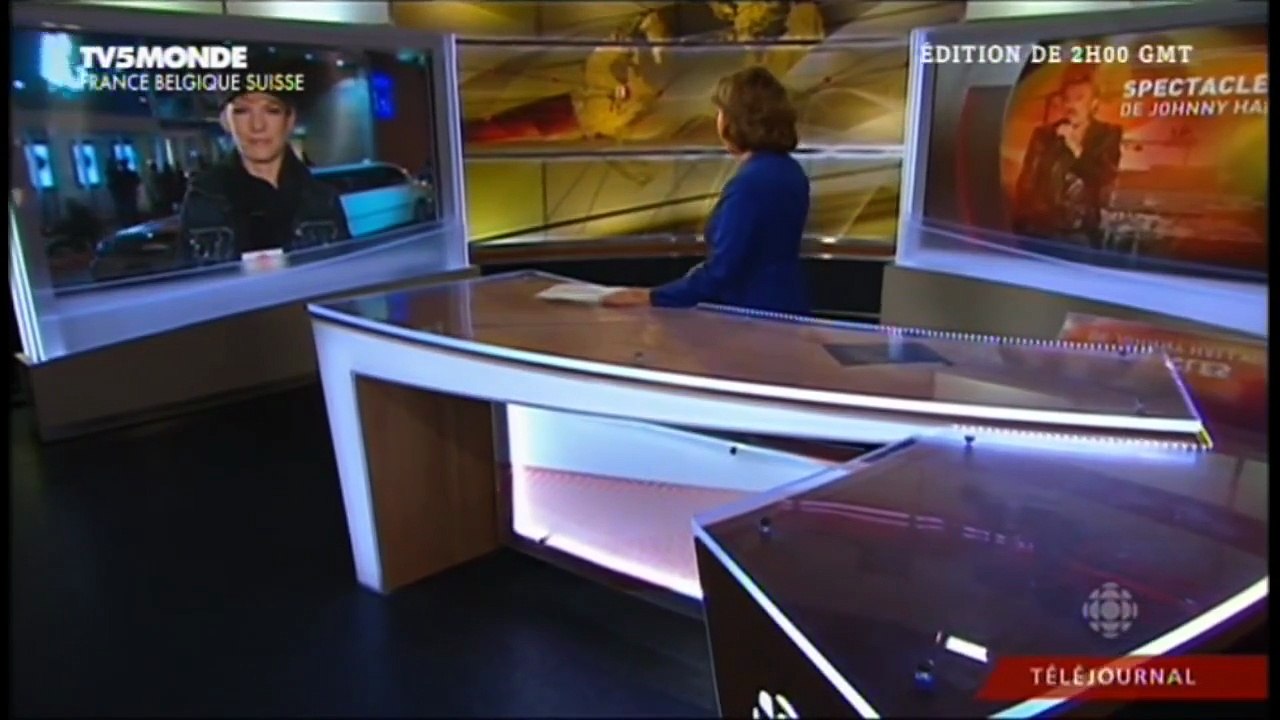 Johnny Hallyday à Montréal – Reportage Radio-Canada (05 octobre 2012)