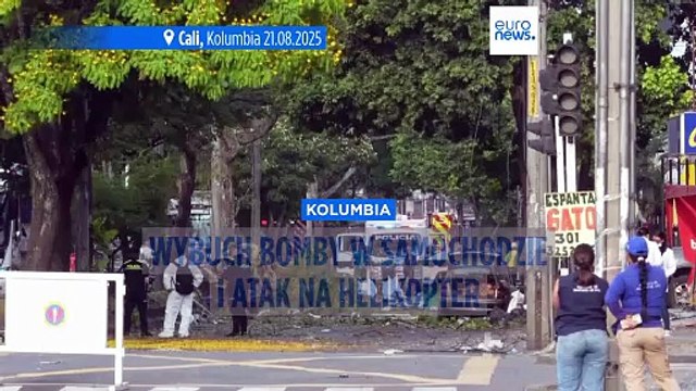 Kolumbia: 17 osób nie żyje po wybuchu bomby w samochodzie i ataku na helikopter