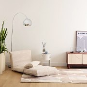 Sleeper Chair "Elois" Ivory, L.85 cm Ivory