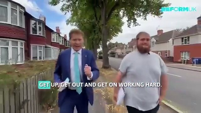 Reform UK MP Richard Tice visits Doncaster