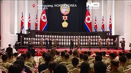 Kim Jong Un dirige une cérémonie à Pyongyang pour les troupes ayant combattu en Ukraine
