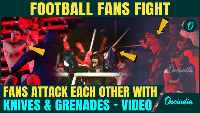 Argentine & Chilean Fans Clash Brutally with Sticks, Grenades, Bathroom Fittings | Stadium Chaos
