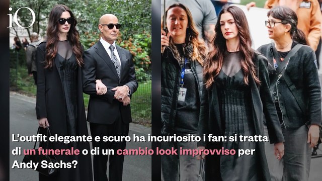 Cosa nasconde il total black di Anne Hathaway sul set di Il Diavolo veste Prada 2?