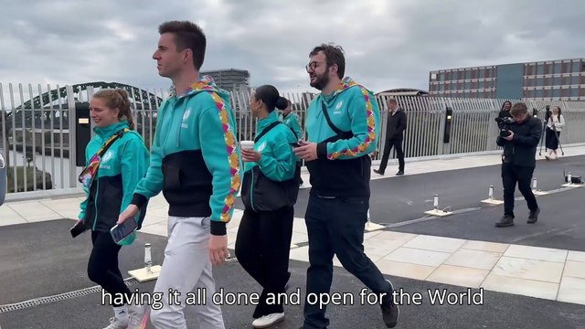 George Clarke on being among the first to walk Sunderland's new Keel Crossing