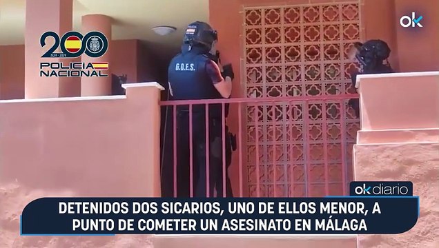 Detenidos dos sicarios, uno de ellos menor, a punto de cometer un asesinato en Málaga