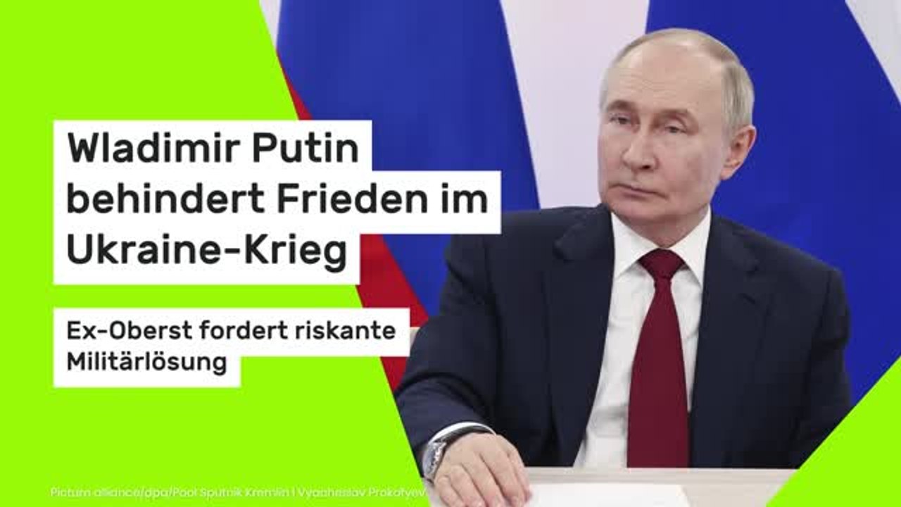 Wladimir Putin behindert Frieden im Ukraine-Krieg